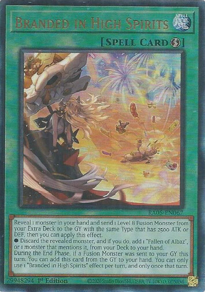 Branded in High Spirits [RA05-EN067] Ultimate Rare - Yugioh Cards For Your TCG Needs!