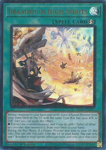 Branded in High Spirits [RA05-EN067] Ultra Rare - Yugioh Cards For Your TCG Needs!