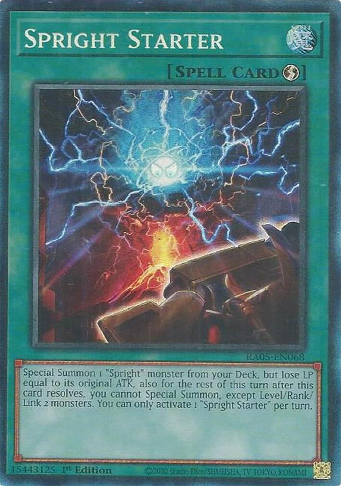 Spright Starter [RA05-EN068] Collector's Rare - Yugioh Cards For Your TCG Needs!