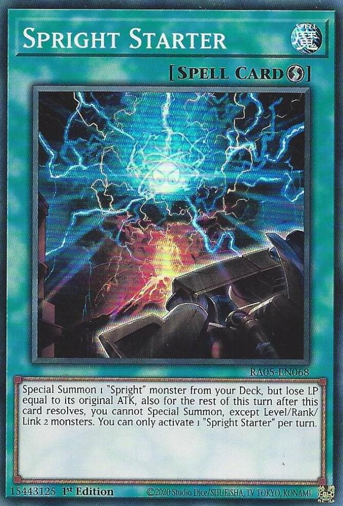 Spright Starter [RA05-EN068] Super Rare - Yugioh Cards For Your TCG Needs!