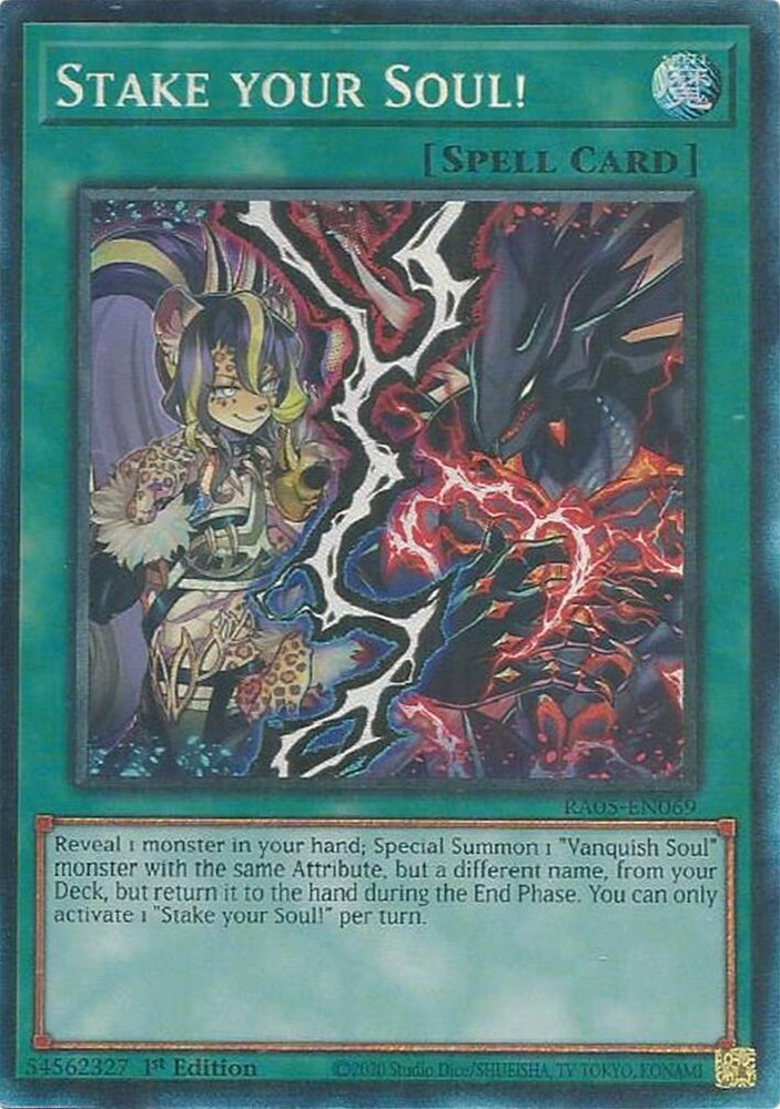 Stake your Soul! [RA05-EN069] Collector's Rare - Yugioh Cards For Your TCG Needs!