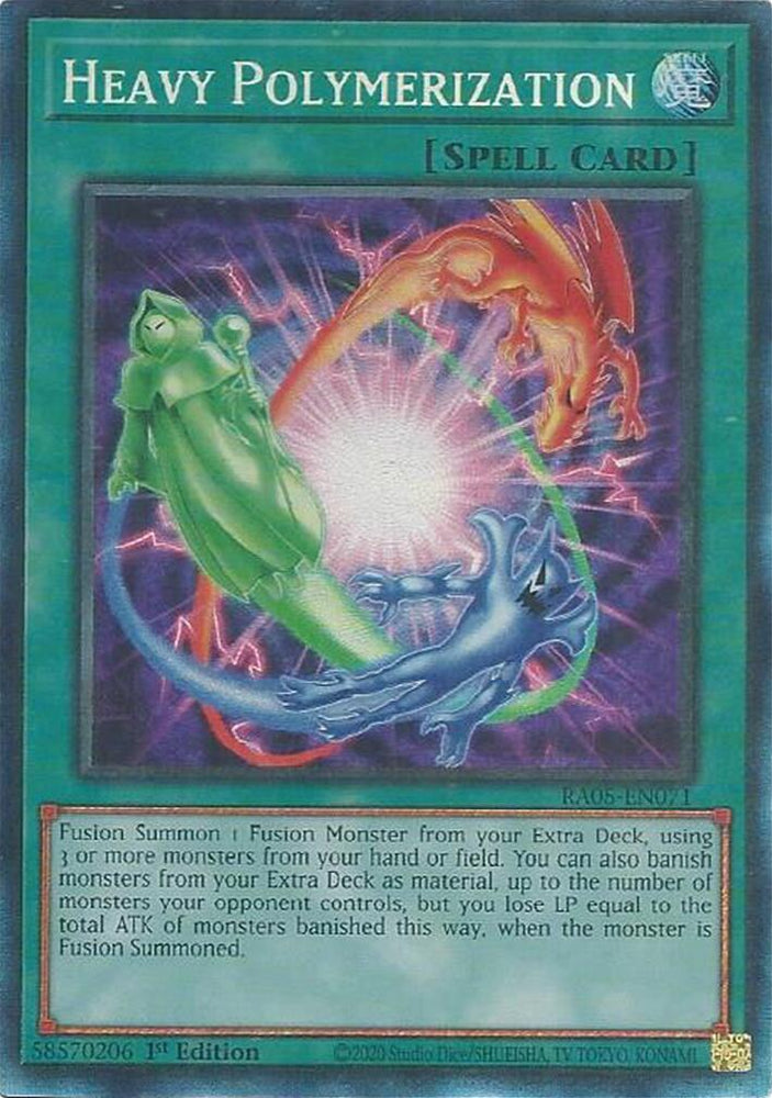 Heavy Polymerization [RA05-EN071] Collector's Rare - Yugioh Cards For Your TCG Needs!