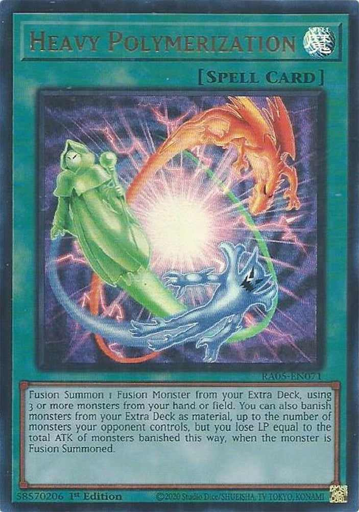 Heavy Polymerization [RA05-EN071] Ultra Rare - Yugioh Cards For Your TCG Needs!