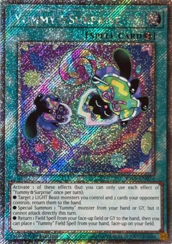 YummySurprise [RA05-EN074] Platinum Secret Rare - Yugioh Cards For Your TCG Needs!