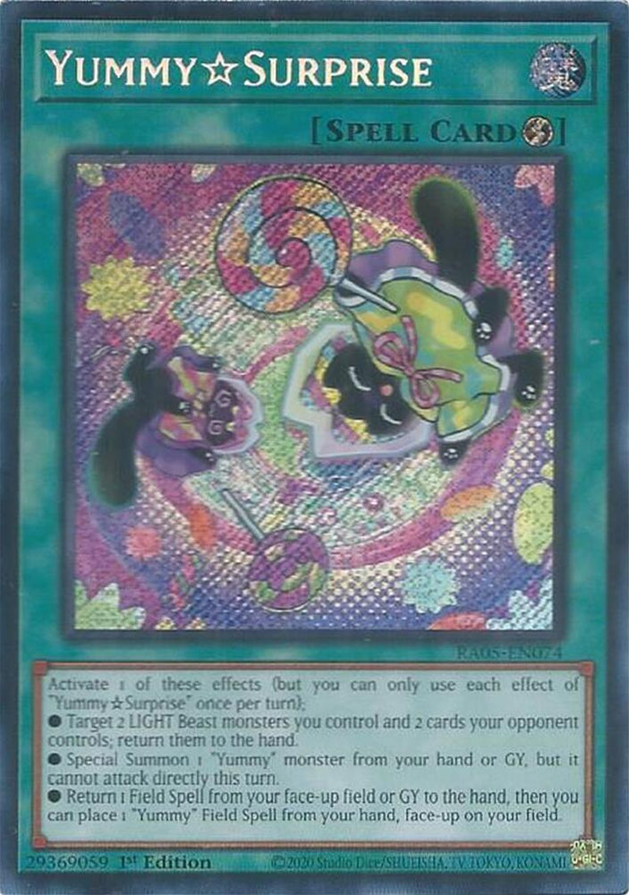 YummySurprise [RA05-EN074] Secret Rare - Yugioh Cards For Your TCG Needs!