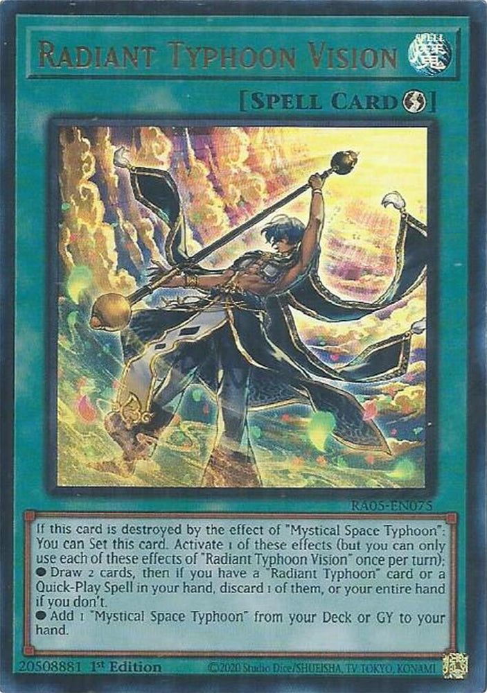 Radiant Typhoon Vision [RA05-EN075] Ultra Rare - Yugioh Cards For Your TCG Needs!