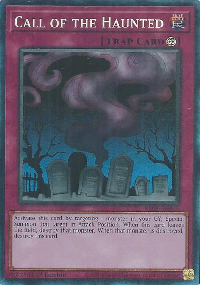 Call of the Haunted [RA05-EN076] Collector's Rare - Yugioh Cards For Your TCG Needs!