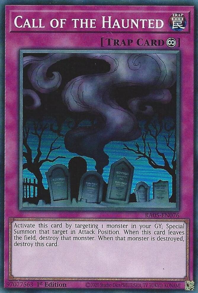 Call of the Haunted [RA05-EN076] Super Rare - Yugioh Cards For Your TCG Needs!