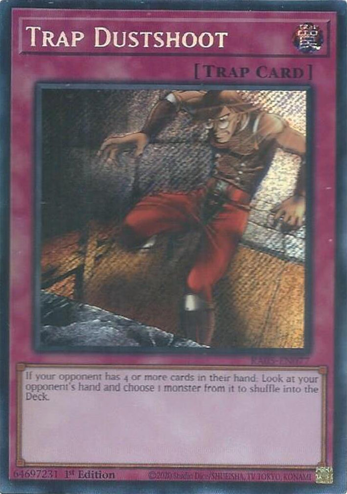 Trap Dustshoot [RA05-EN077] Secret Rare - Yugioh Cards For Your TCG Needs!