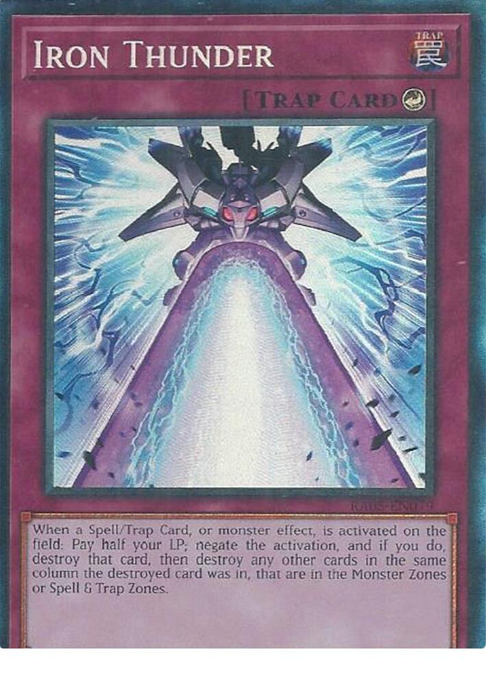 Iron Thunder [RA05-EN079] Collector's Rare - Yugioh Cards For Your TCG Needs!