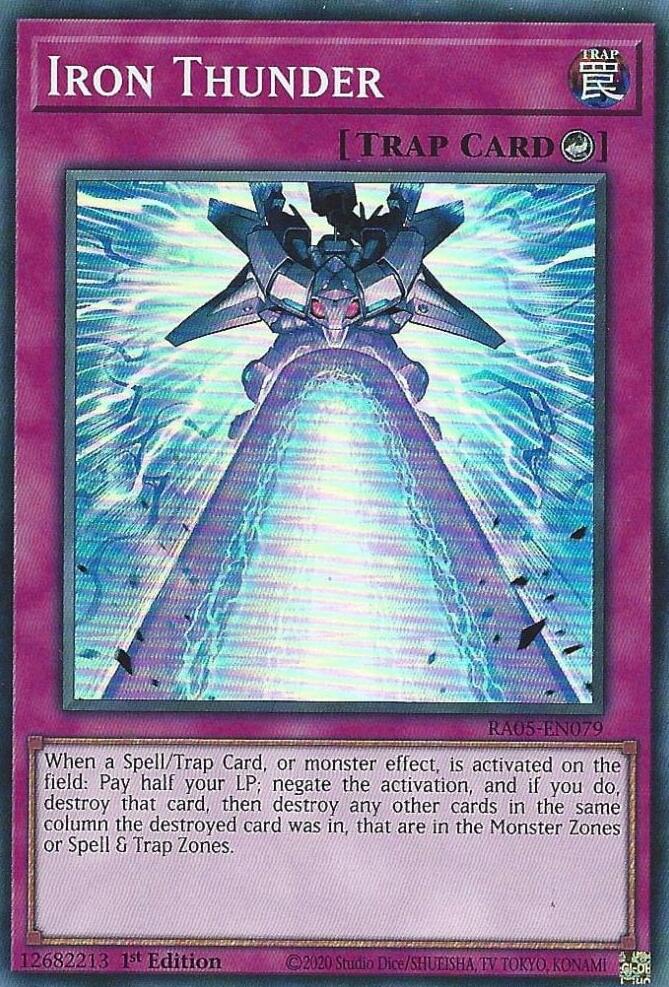 Iron Thunder [RA05-EN079] Super Rare - Yugioh Cards For Your TCG Needs!