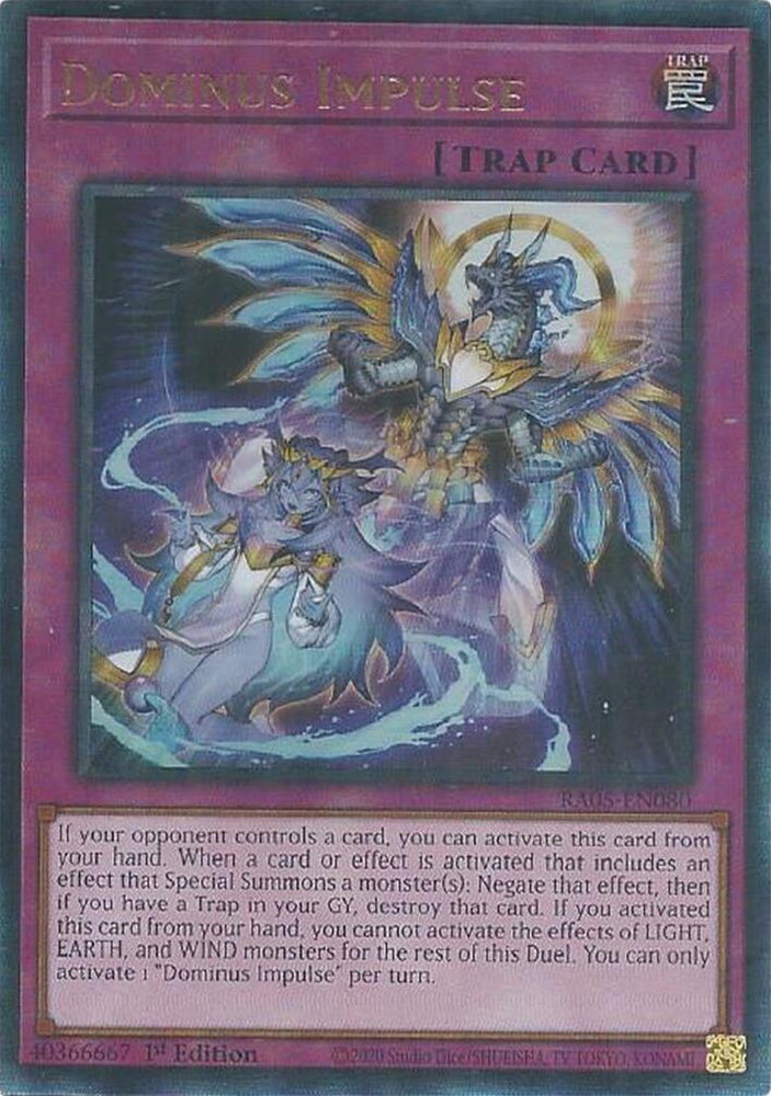 Dominus Impulse [RA05-EN080] Ultimate Rare - Yugioh Cards For Your TCG Needs!