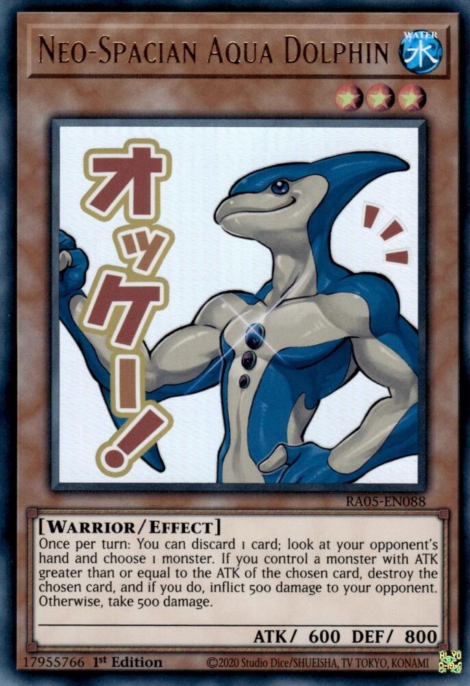 Neo-Spacian Aqua Dolphin [RA05-EN088] Ultra Rare - Yugioh Cards For Your TCG Needs!