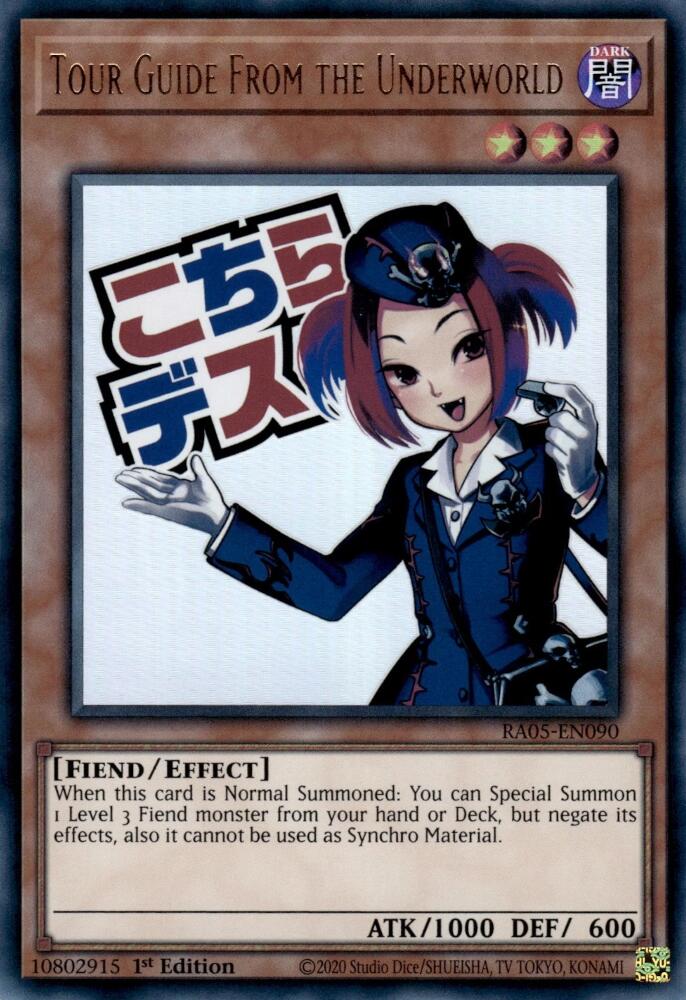 Tour Guide From the Underworld [RA05-EN090] Ultra Rare - Yugioh Cards For Your TCG Needs!