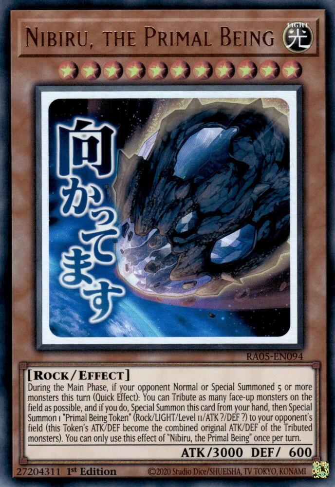 Nibiru, the Primal Being [RA05-EN094] Ultra Rare - Yugioh Cards For Your TCG Needs!