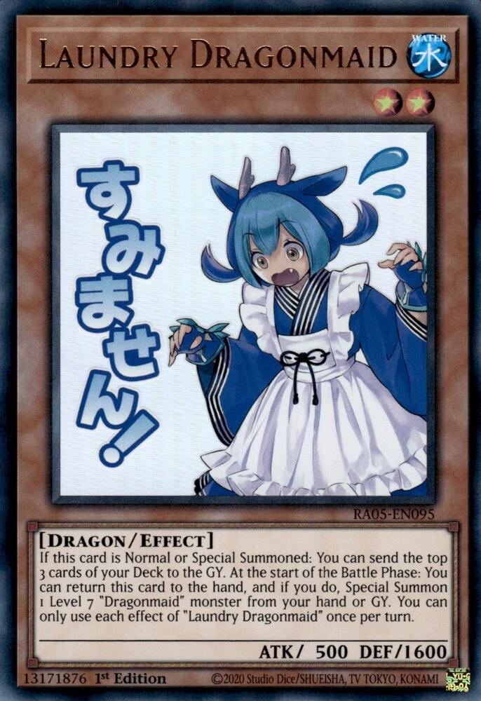 Laundry Dragonmaid [RA05-EN095] Ultra Rare - Yugioh Cards For Your TCG Needs!