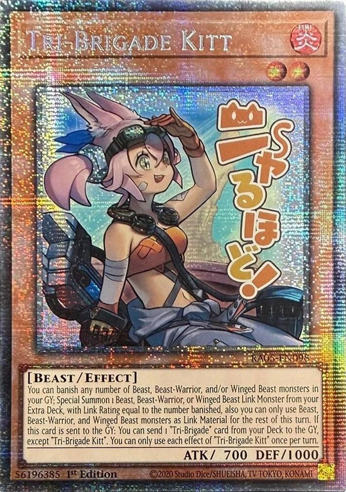 Tri-Brigade Kitt [RA05-EN098] Starlight Rare - Yugioh Cards For Your TCG Needs!