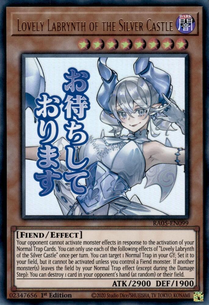 Lovely Labrynth of the Silver Castle [RA05-EN099] Ultra Rare - Yugioh Cards For Your TCG Needs!