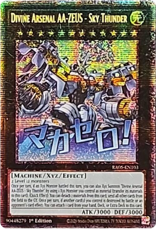 Divine Arsenal AA-ZEUS - Sky Thunder [RA05-EN103] Starlight Rare - Yugioh Cards For Your TCG Needs!