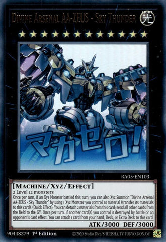 Divine Arsenal AA-ZEUS - Sky Thunder [RA05-EN103] Ultra Rare - Yugioh Cards For Your TCG Needs!