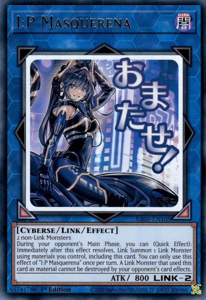 I:P Masquerena [RA05-EN105] Ultra Rare - Yugioh Cards For Your TCG Needs!