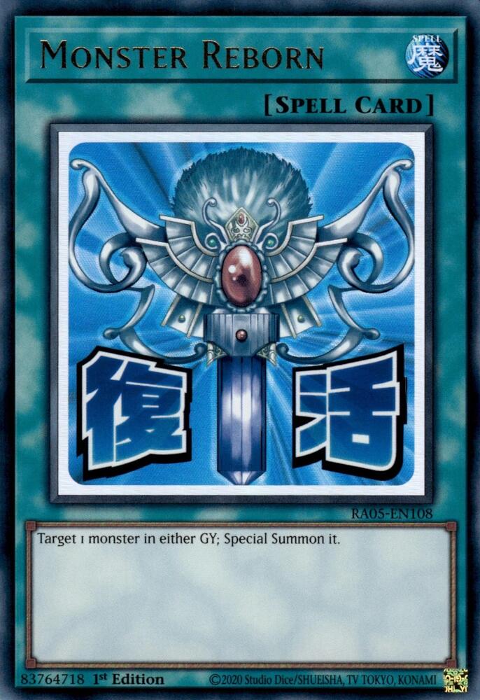 Monster Reborn [RA05-EN108] Ultra Rare - Yugioh Cards For Your TCG Needs!