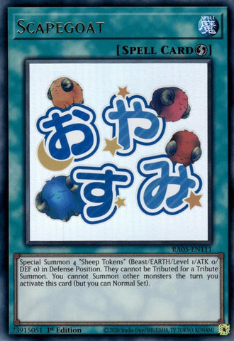 Scapegoat [RA05-EN111] Ultra Rare - Yugioh Cards For Your TCG Needs!
