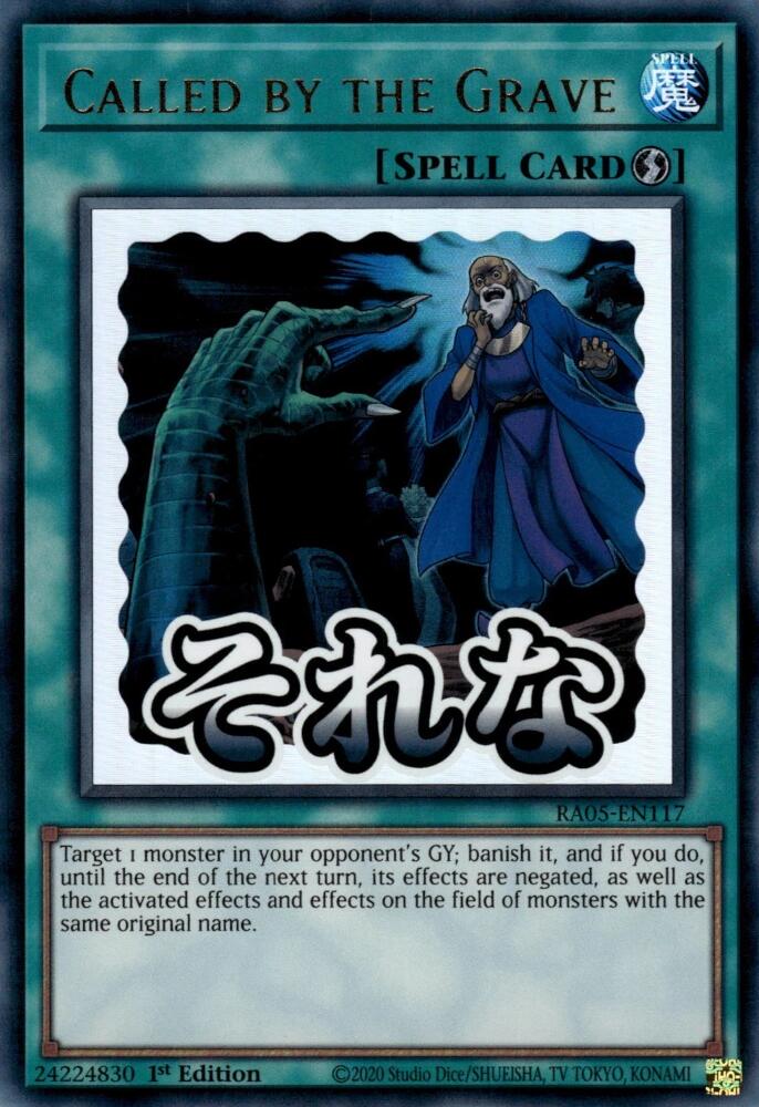 Called by the Grave [RA05-EN117] Ultra Rare - Yugioh Cards For Your TCG Needs!