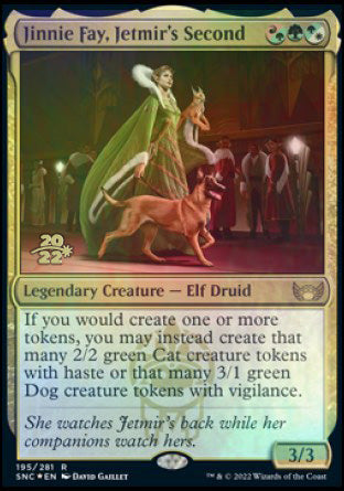 Jinnie Fay, Jetmir's Second [Streets of New Capenna Prerelease Promos] Magic: The Gathering