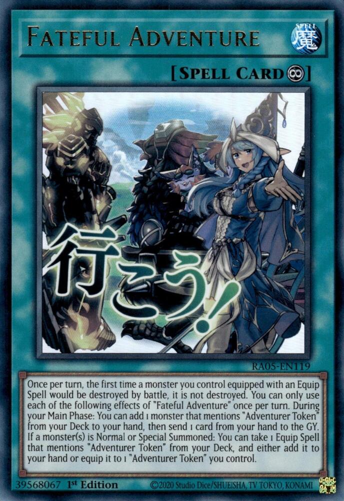 Fateful Adventure [RA05-EN119] Ultra Rare - Yugioh Cards For Your TCG Needs!