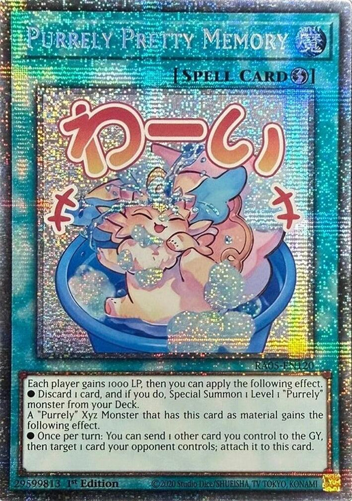Purrely Pretty Memory [RA05-EN120] Starlight Rare - Yugioh Cards For Your TCG Needs!