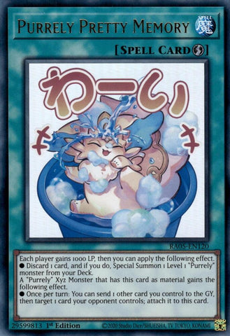 Purrely Pretty Memory [RA05-EN120] Ultra Rare - Yugioh Cards For Your TCG Needs!
