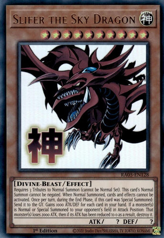 Slifer the Sky Dragon [RA05-EN128] Ultra Rare - Yugioh Cards For Your TCG Needs!