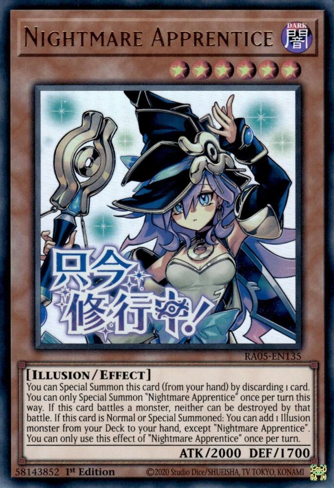 Nightmare Apprentice [RA05-EN135] Ultra Rare - Yugioh Cards For Your TCG Needs!