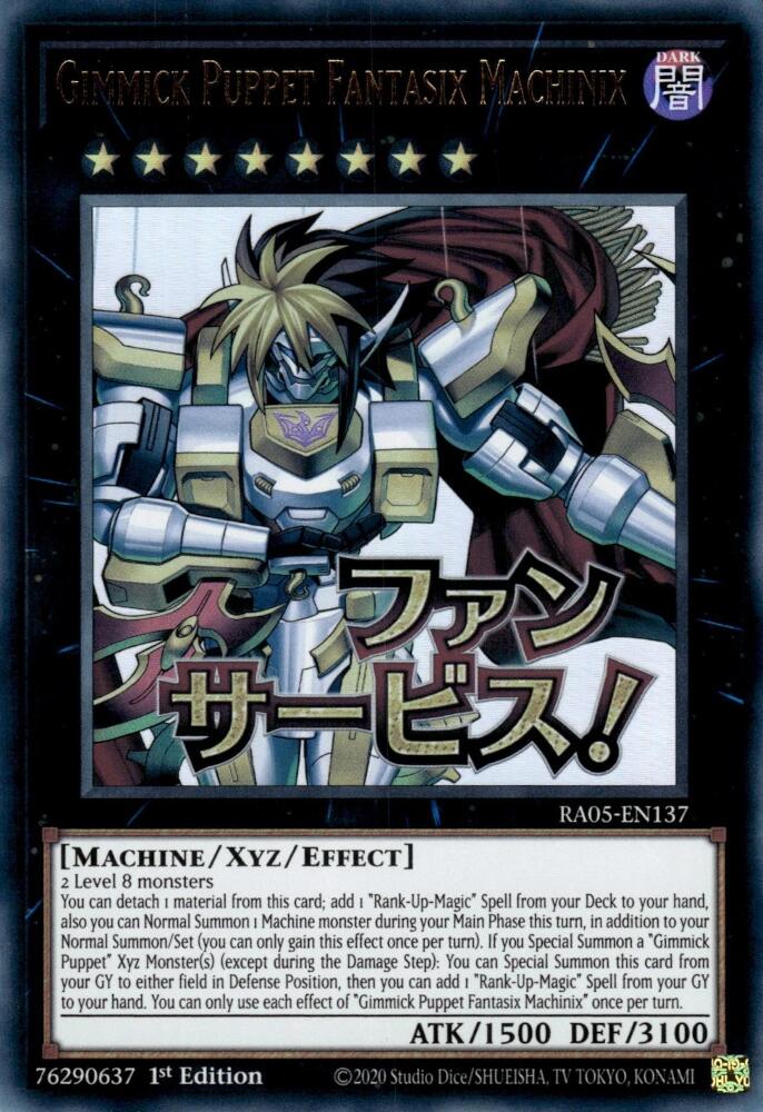 Gimmick Puppet Fantasix Machinix [RA05-EN137] Ultra Rare - Yugioh Cards For Your TCG Needs!