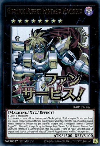 Gimmick Puppet Fantasix Machinix [RA05-EN137] Ultra Rare - Yugioh Cards For Your TCG Needs!
