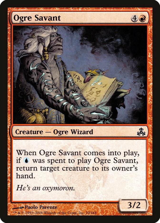 Ogre Savant [Guildpact] Magic: The Gathering