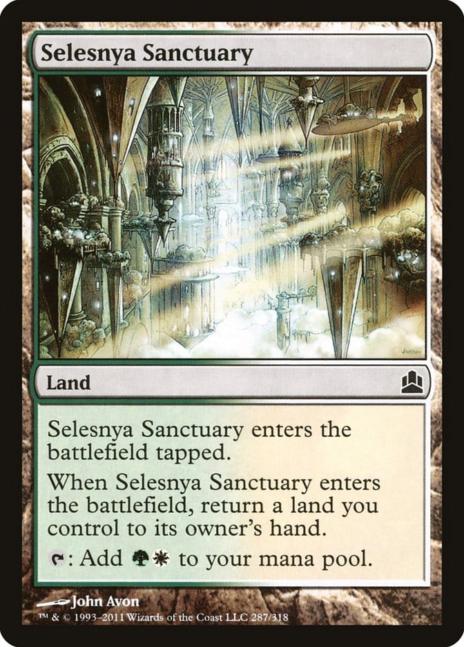 Selesnya Sanctuary [Commander 2011] Magic: The Gathering