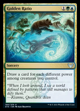 Golden Ratio [Strixhaven: School of Mages] Magic: The Gathering