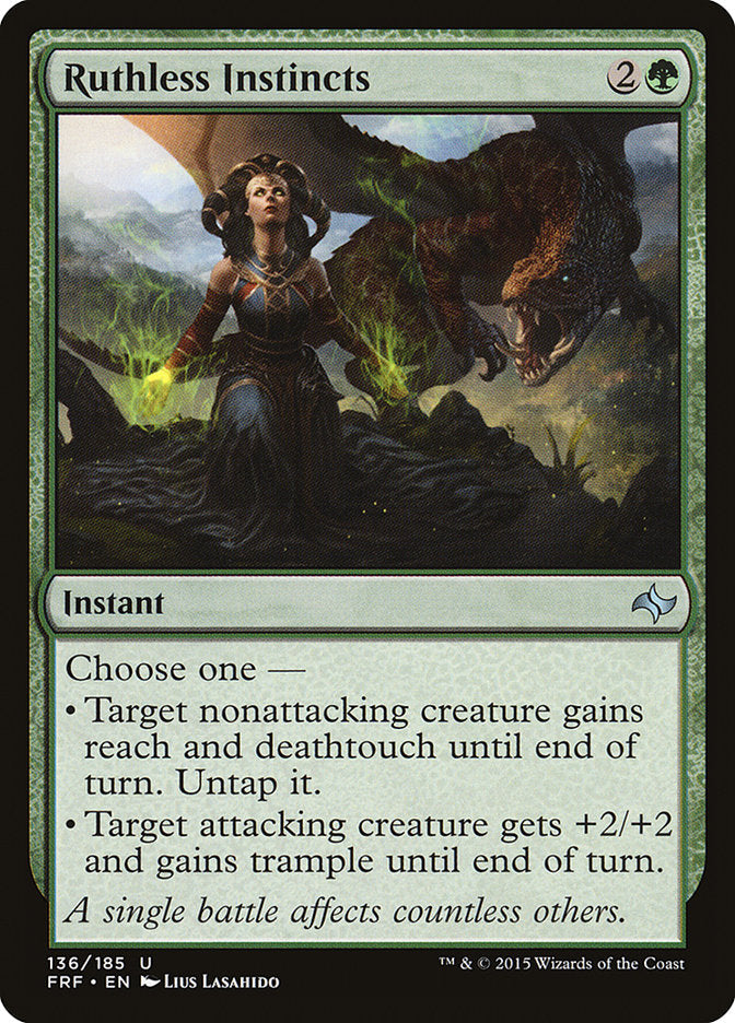 Ruthless Instincts [Fate Reforged] Magic: The Gathering