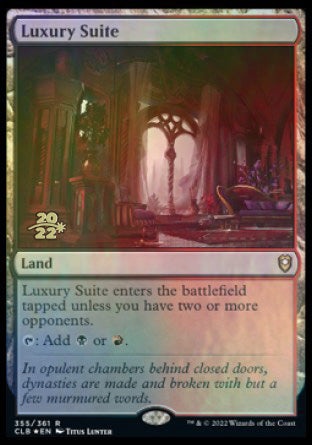 Luxury Suite [Commander Legends: Battle for Baldur's Gate Prerelease Promos] Magic: The Gathering