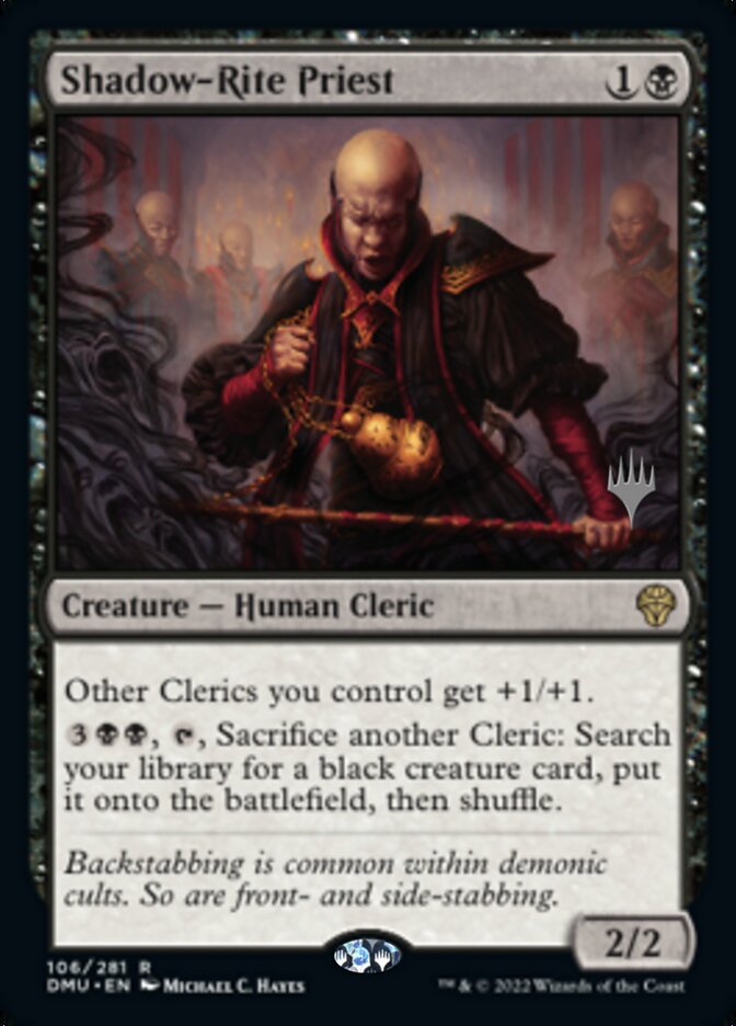 Shadow-Rite Priest (Promo Pack) [Dominaria United Promos] Magic: The Gathering