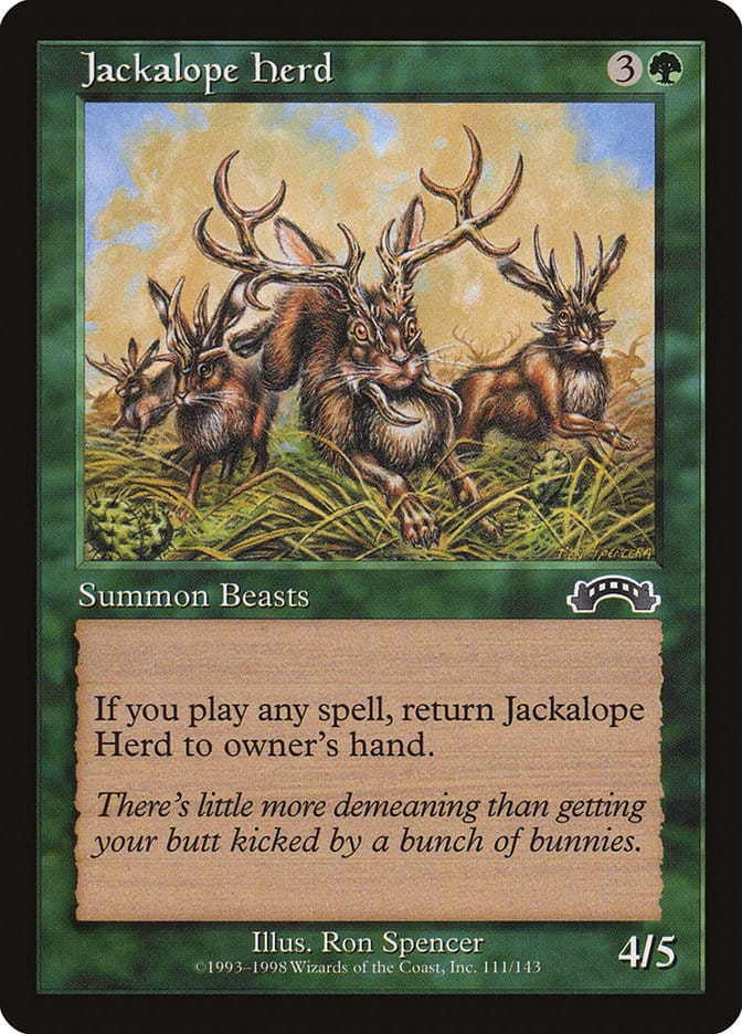 Jackalope Herd [Exodus] Magic: The Gathering