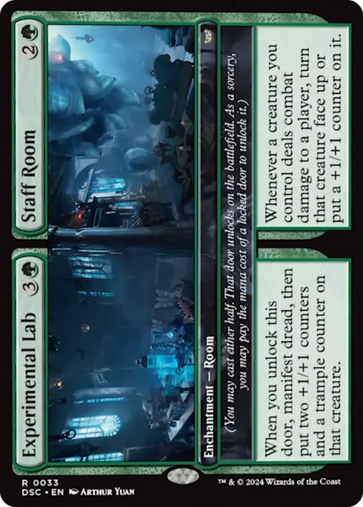 Experimental Lab // Staff Room [Duskmourn: House of Horror Commander] Magic: The Gathering