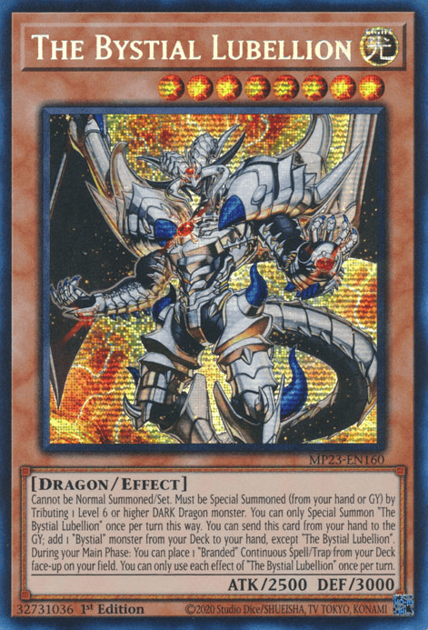 The Bystial Lubellion [MP23-EN160] Prismatic Secret Rare - Yugioh Cards For Your TCG Needs!