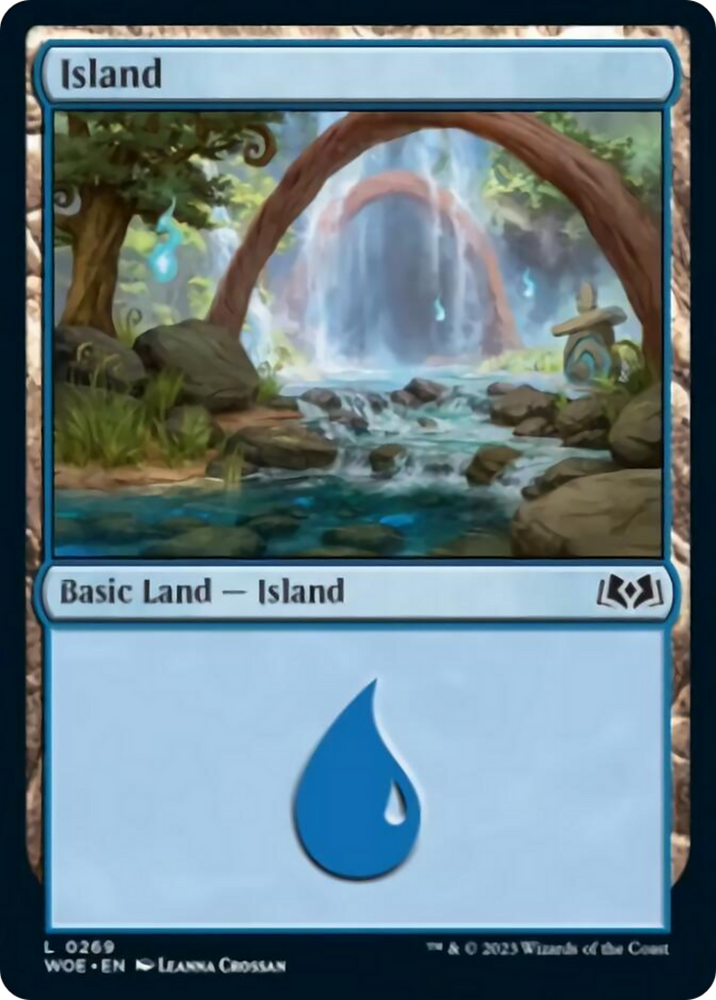 Island (0269) [Wilds of Eldraine] Magic: The Gathering