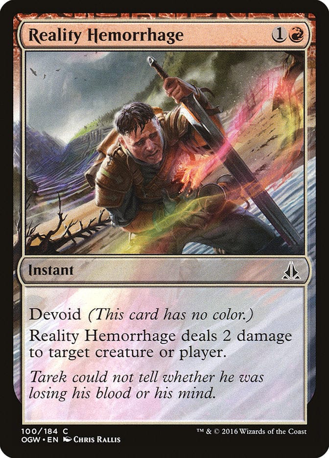 Reality Hemorrhage [Oath of the Gatewatch] Magic: The Gathering