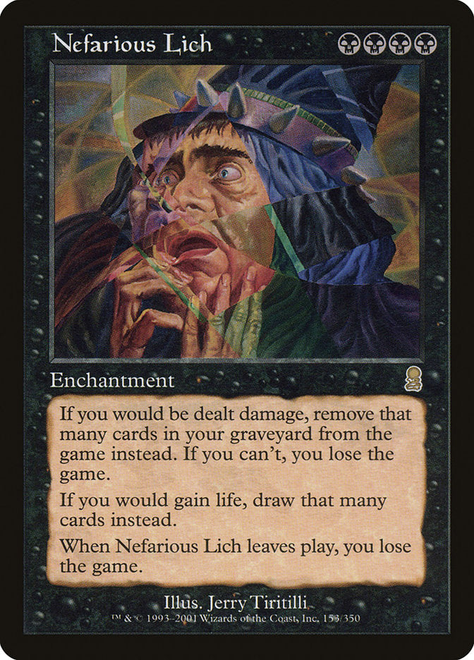 Nefarious Lich [Odyssey] Magic: The Gathering