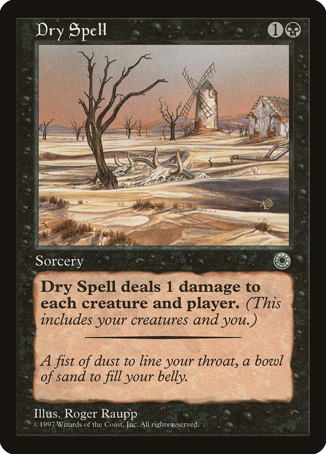 Dry Spell [Portal] Magic: The Gathering