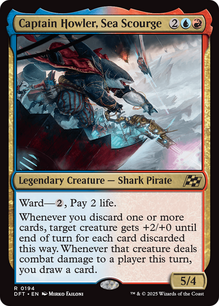 Captain Howler, Sea Scourge [Aetherdrift] Magic: The Gathering